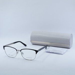Jimmy Choo JC192 0003 00 Rectangle 54mm Eyeglasses - Matte Black/Silver